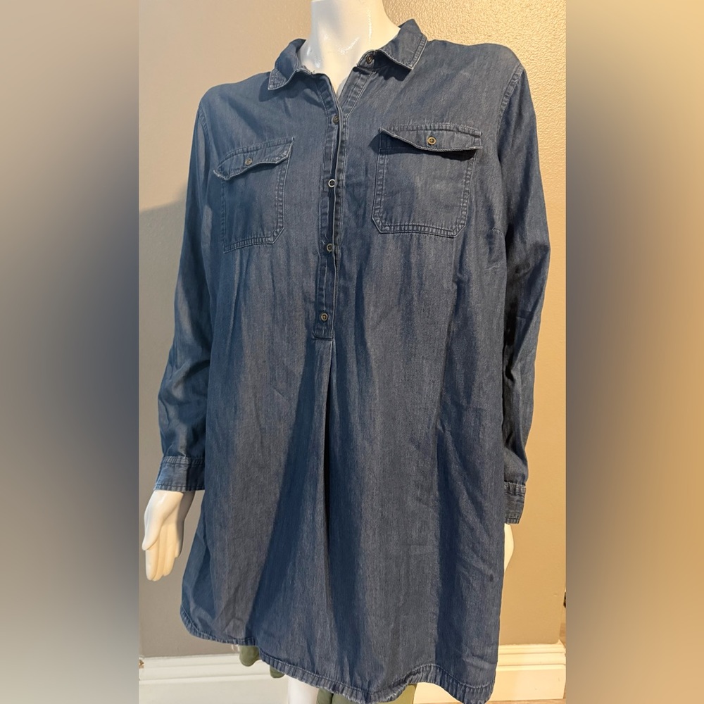 Cambray Shirt Dress